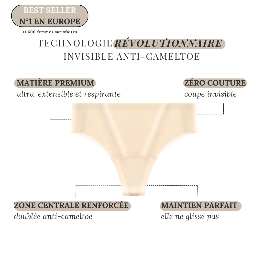 Culotte Invisible Anti-Cameltoe